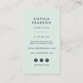 シーガスレスゲード |垂直ソーシャルメディア 名刺 (裏面)