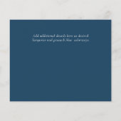 シーガモダンラス海ピーコックブルーティール（緑がかった色）結婚ズ (裏面)