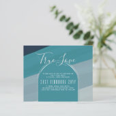 シーガモダンラス海ピーコックブルーティール（緑がかった色）結婚ズ (スタンド正面)