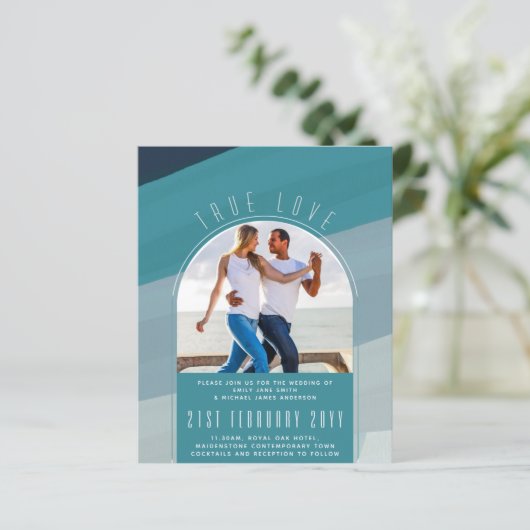 シーガモダンラス海ピーコックブルーティール（緑がかった色）結婚ズ (スタンド正面)