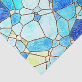 シーガラスのステンドグラスのデコパージュ 薄葉紙 (詳細)