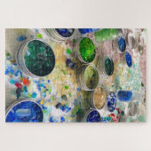 シーガラスの選別 ジグソーパズル (横)