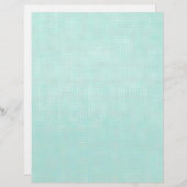 シーガラスグリーンスクラ空白のップブック紙 (正面/裏面)