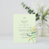 シーガラスグリーンブルー熱帯結婚葉 (スタンド正面)