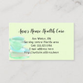 シーガラスグリーンホームヘルスカ気にッド 名刺 (正面)