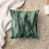 シーガラスグリーンロック クッション (ブランケット)