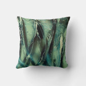 シーガラスグリーンロック クッション (裏面)