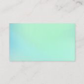 シーガラスグリーン標準シンプル名刺 名刺 (裏面)