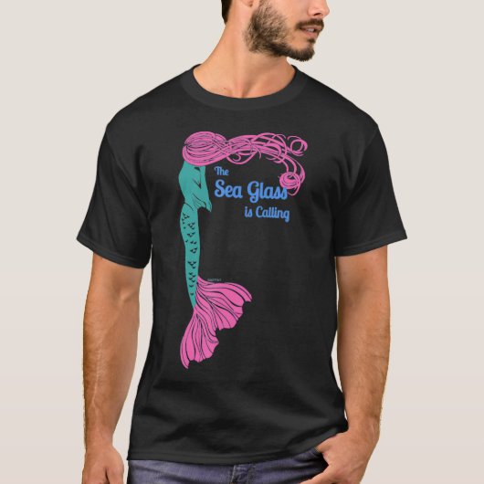 シーガラスコールを呼び出すEthereal人魚シーガラスコール Tシャツ (正面)