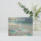 シーガラスシーホースビーチRSVPポストカード ポストカード (スタンド正面)