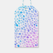 シーガラスビーチパターンギフトラベル ギフトタグ (正面)