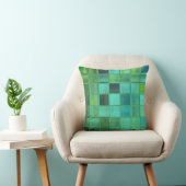 シーガラスモザイクピローホームデコーギフト クッション (椅子)