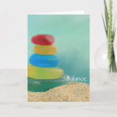 シーガラス勇気付けられるが元気 カード (正面)