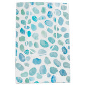 シーガラス沿岸ビーチ ミディアムペーパーバッグ (正面)