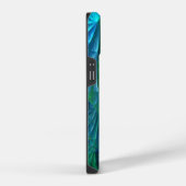 シーガラス3D抽象芸術 iPhoneケース (右側面)