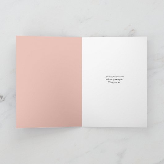 シーガルは潮の恋しく思あなたのカードを丸める カード (内部)