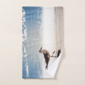 シーガルオンバージニアビーチ ハンドタオル (ハンドタオル)