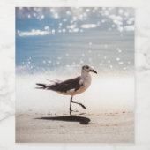 シーガルオンバージニアビーチ ワインラベル (シングルラベル)