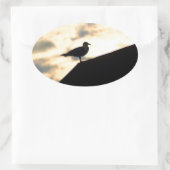 シーガルサンセット 楕円形シール (バッグ)