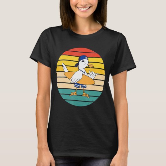 シーガルサーフィン Tシャツ (正面)