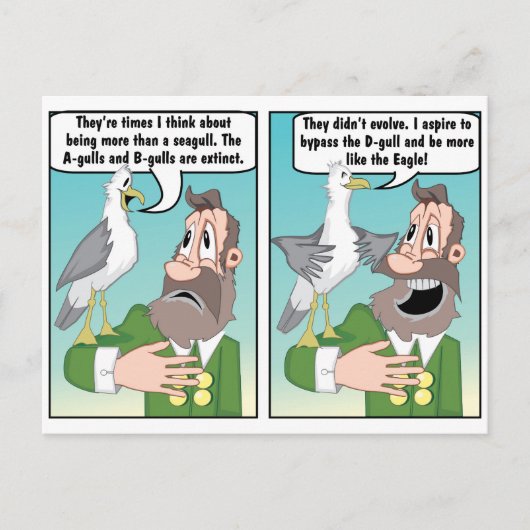 シーガルジョーク ポストカード (正面)