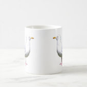 シーガルスタンディングアド文字マグ コーヒーマグカップ (中央)