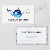 シーガルスポーツ魚釣りチャーターズボート 名刺 (正面/裏面)