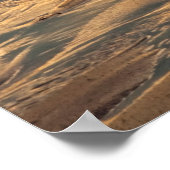 シーガルズオンビーチアットサンセット ポスター (角)