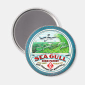 シーガルハイパテントフラワー マグネット (正面/裏面)