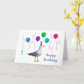 シーガルバルーンズ誕生日カード カード (黄色い花)