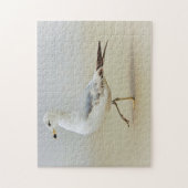 シーガルバード歩くオンビーチパズル ジグソーパズル (縦)