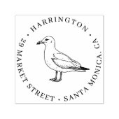 シーガルファミリー差出人住所 – コースタルエレガンス セルフインキングスタンプ (デザイン)