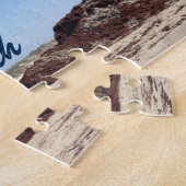 シーガルフォトグラフかわいらしィポートアランサスビーチ ジグソーパズル (側面)