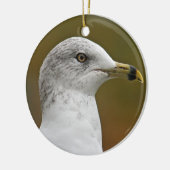 シーガルポートレートのバイブル詩による写真 セラミックオーナメント (左)