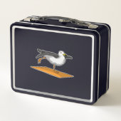 シーガルヨガメディテーションフィットネス メタルランチボックス (裏面)