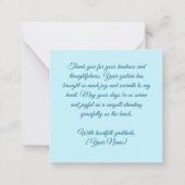 シーガルヴァンゴッホスタイルビーチ感謝していスカイユーCard ノートカード (裏面)