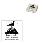 シーガル名前をカスタムする差出人住所ウッドアート ラバースタンプ (押印)