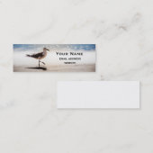 シーガル歩くオンバージニアビーチ スキニー名刺 (正面/裏面)