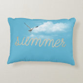 シーガル航海の付き夏用ロープ文字 アクセントクッション (裏面)