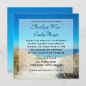 シーガースビーチ結婚式招待状 招待状 (正面/裏面)