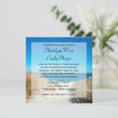 シーガースビーチ結婚式招待状 招待状 (スタンド正面)