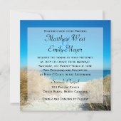 シーガースビーチ結婚式招待状 招待状 (正面)