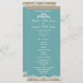 シーガーランドアクア結婚式 プログラム (正面/裏面)