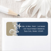 シーガーランド熱帯魚とシーシェルブルー ラベル (インサイチュ)