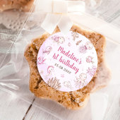 シーガールバースデーパーティーの下で ラウンドシール