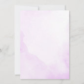 シーガールバースデーパーティーの下で 招待状 (裏面)