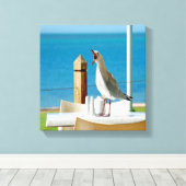 シーガ間抜けル キャンバスプリント (インサイチュ (ウッドフロア))