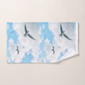 シーガ飛んでいるルス浴室タオルセット バスタオルセット (ハンドタオル)