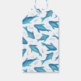 シーキッズ海サメの下 ギフトタグ