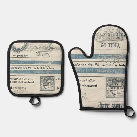 シーキッチンセット詳細 鍋つかみ&鍋敷きセット (正面)